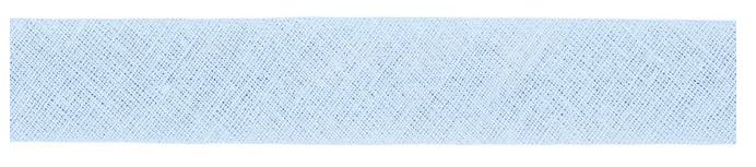 Schrägband hellblau grau Baumwolle
