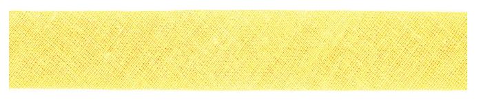 Schrägband helles gelb Baumwolle