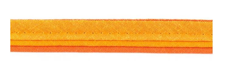 Paspelband dreifach orange 14 mm