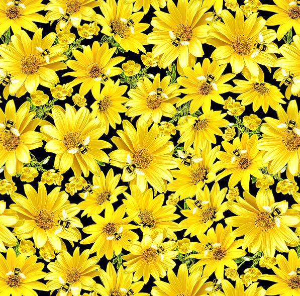 Sonnenblumen Herbst Patchworkstoff
