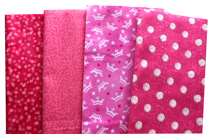 Basic Batik pink rosa Patchworkstoff Stoffpaket