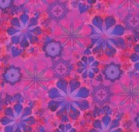 Ornamente magenta Patchworkstoff