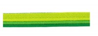 Paspelband dreifach grün14 mm