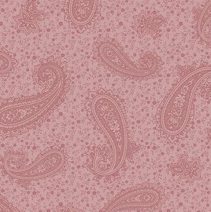 Paisley rosa rose Baumwollstoff