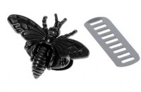Klappverschluss schwarz Biene