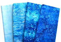 Basic blau Patchworkstoff Stoffpaket
