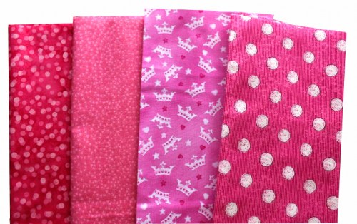 Basic Batik pink rosa Patchworkstoff Stoffpaket