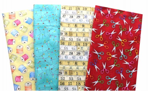 Nähen Nähmotive Patchworkstoff Stoffpaket