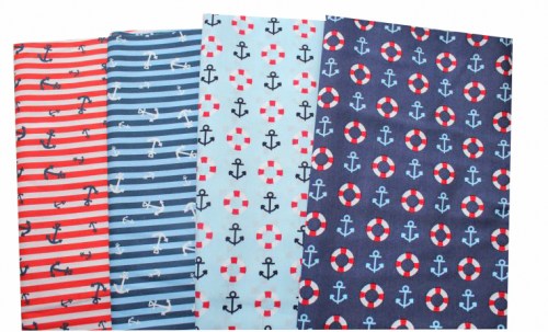 Basic maritim Patchworkstoff Stoffpaket