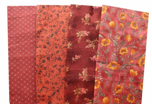 Basic rost terracotta Patchworkstoff Stoffpaket