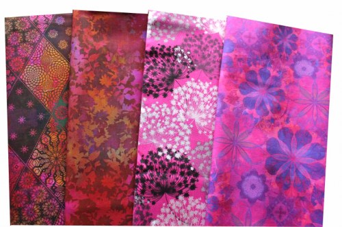 Basic violett lila Patchworkstoff Stoffpaket