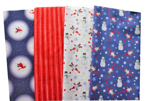 Basic Weihnachten Patchworkstoff Stoffpaket