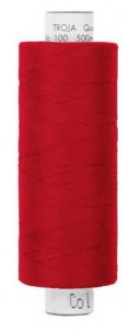 Troja leuchtend rot Garn 100 % Polyester